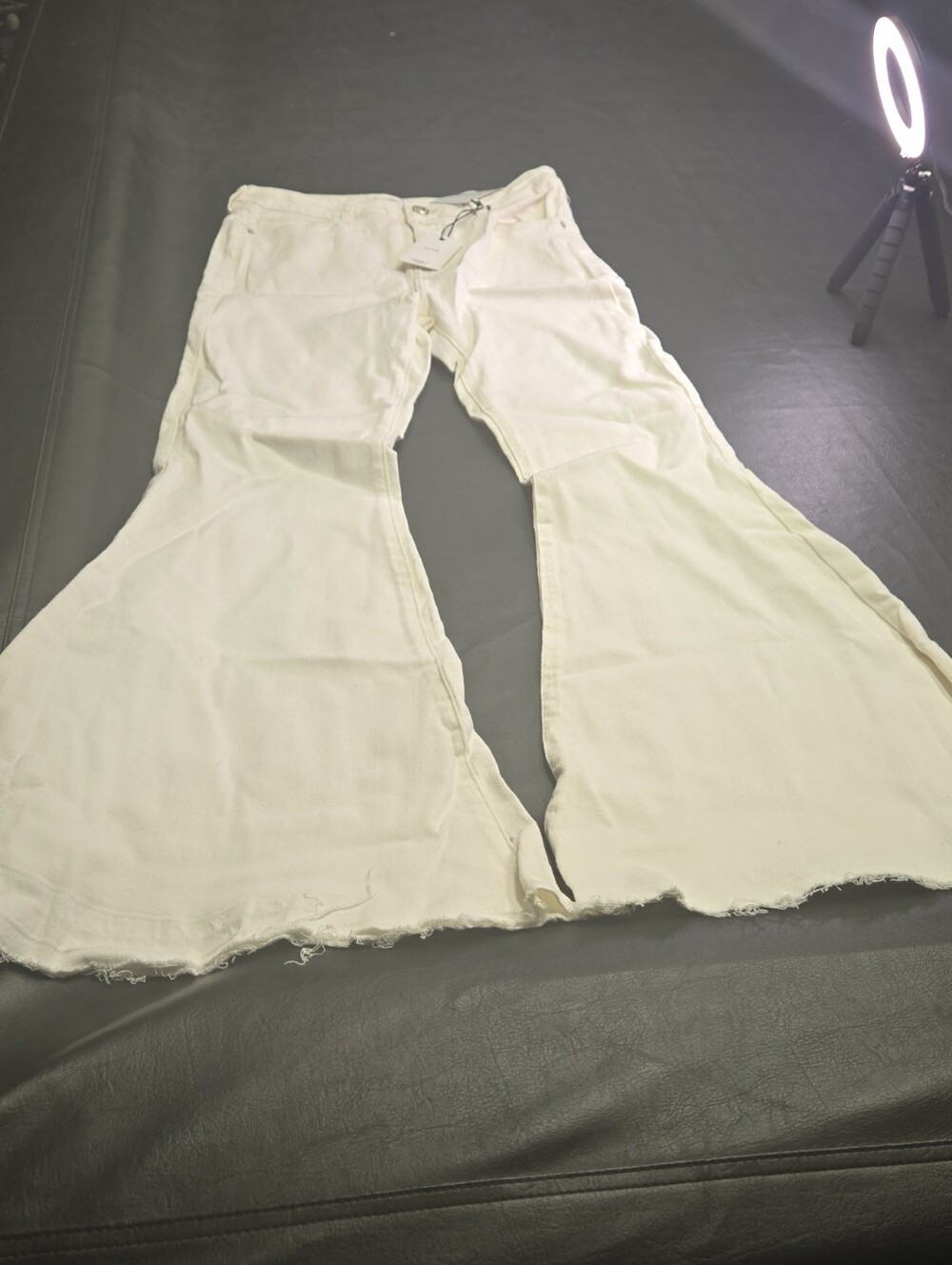 Forever 21 White Flared Jeans